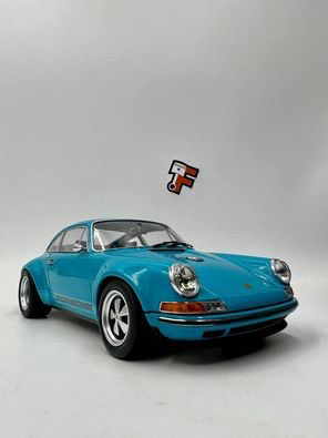 Miniature Porsche 911 Singer Blue 1/18 vendue en Suisse