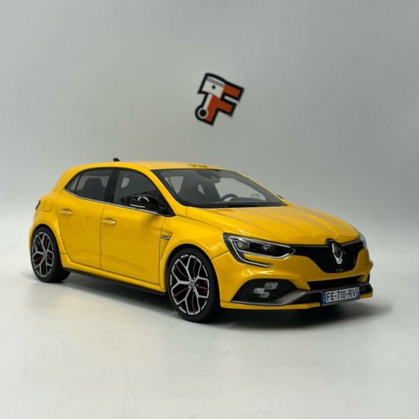 Miniature Renault Mégane IV R.S Trophy Jaune Sirius 2019 échelle 1/18 vendue en Suisse