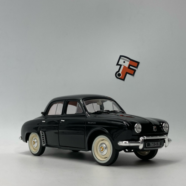 Miniature Renault Dauphine Noire 1958 1/18 vendue en Suisse