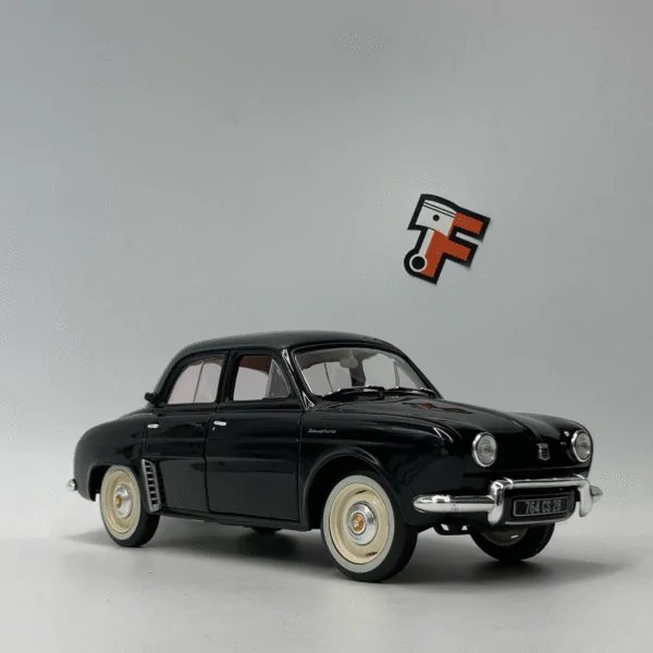 Miniature Renault Dauphine Noire 1958 1/18 vendue en Suisse