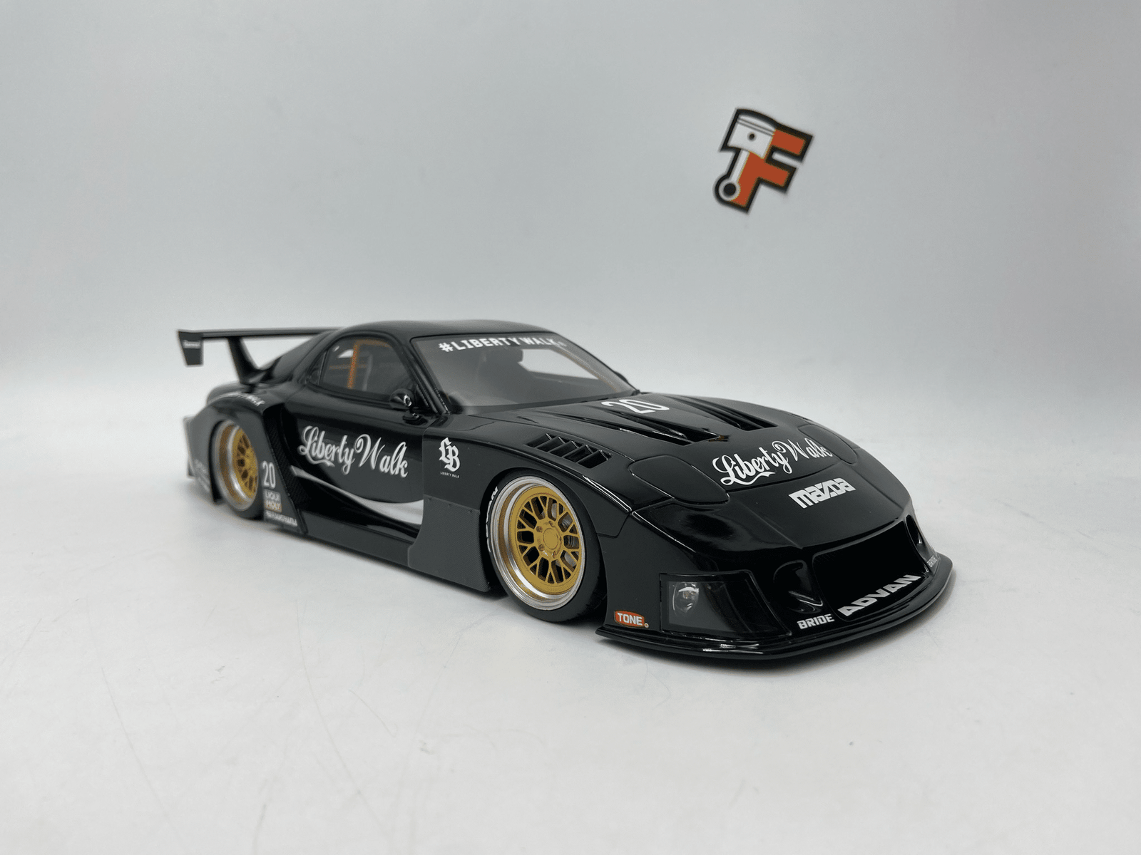 Miniature Mazda RX-7 LB Super Silhouette LBWK Black vendue en Suisse par Frakaxessoires