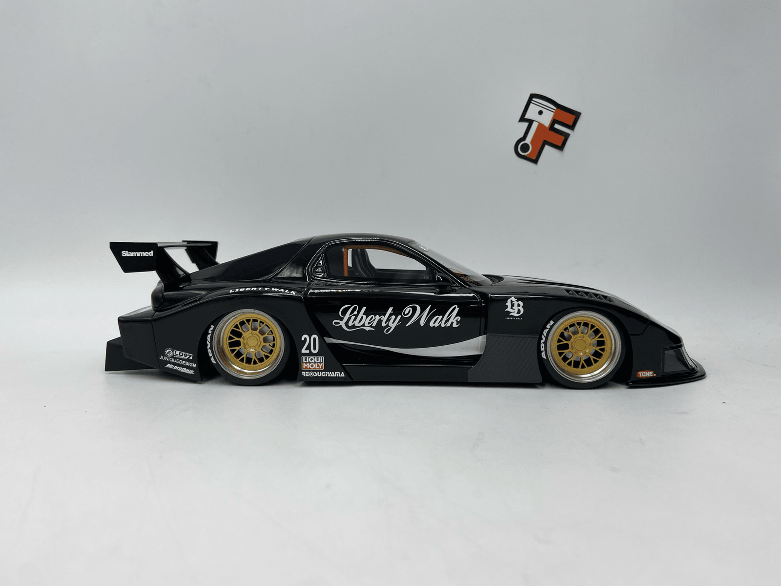 Mazda RX-7 LB Super Silhouette LBWK Black – Image 2