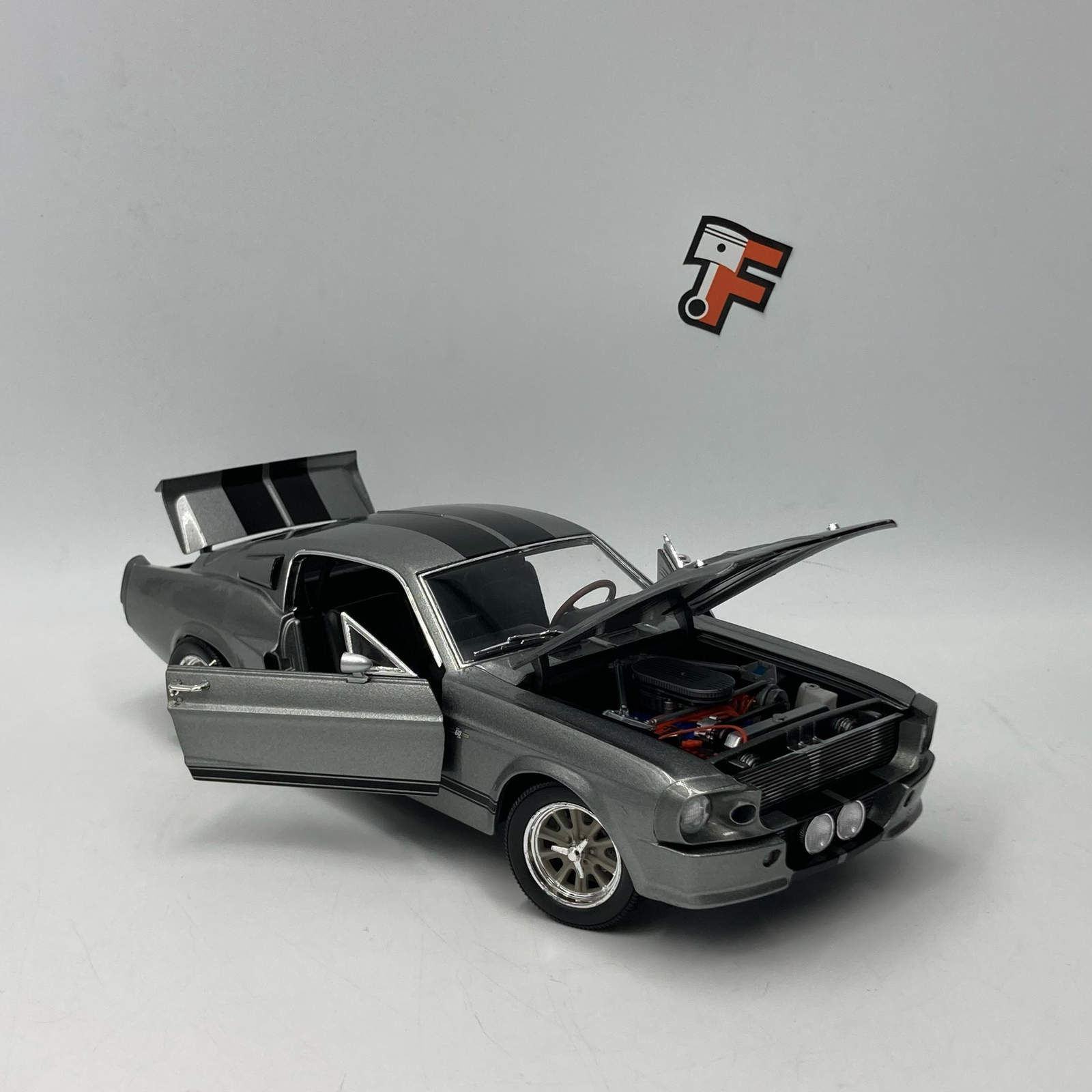Miniature Shelby GT500 Eleanor 60 Secondes Chrono Peper Grey Metallic 1967 vendue en Suisse