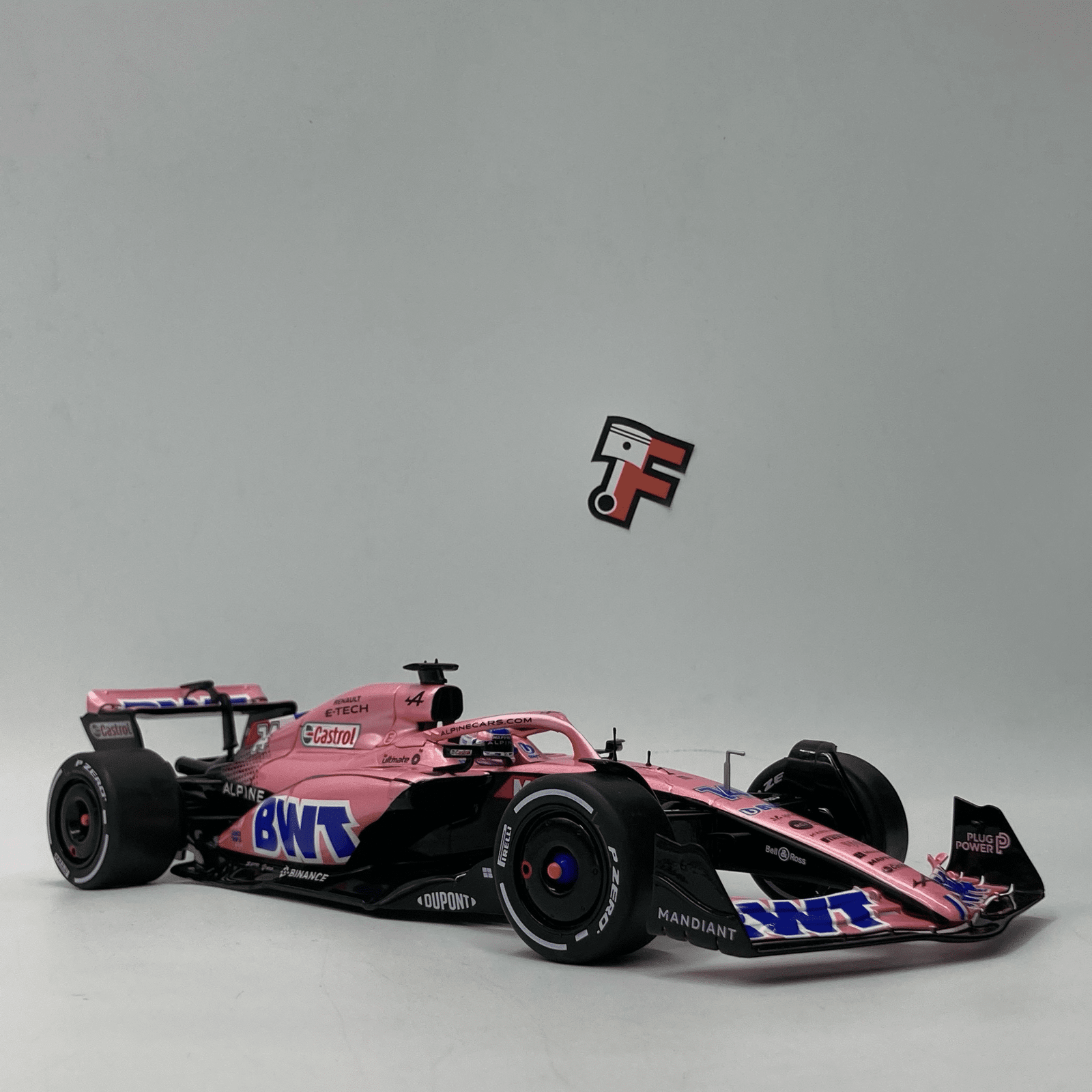 Miniature Alpine A522 BWT F1 Team F. Alonso #14 GP Bahreïn 2022 réf. S1808801 vendue en Suisse