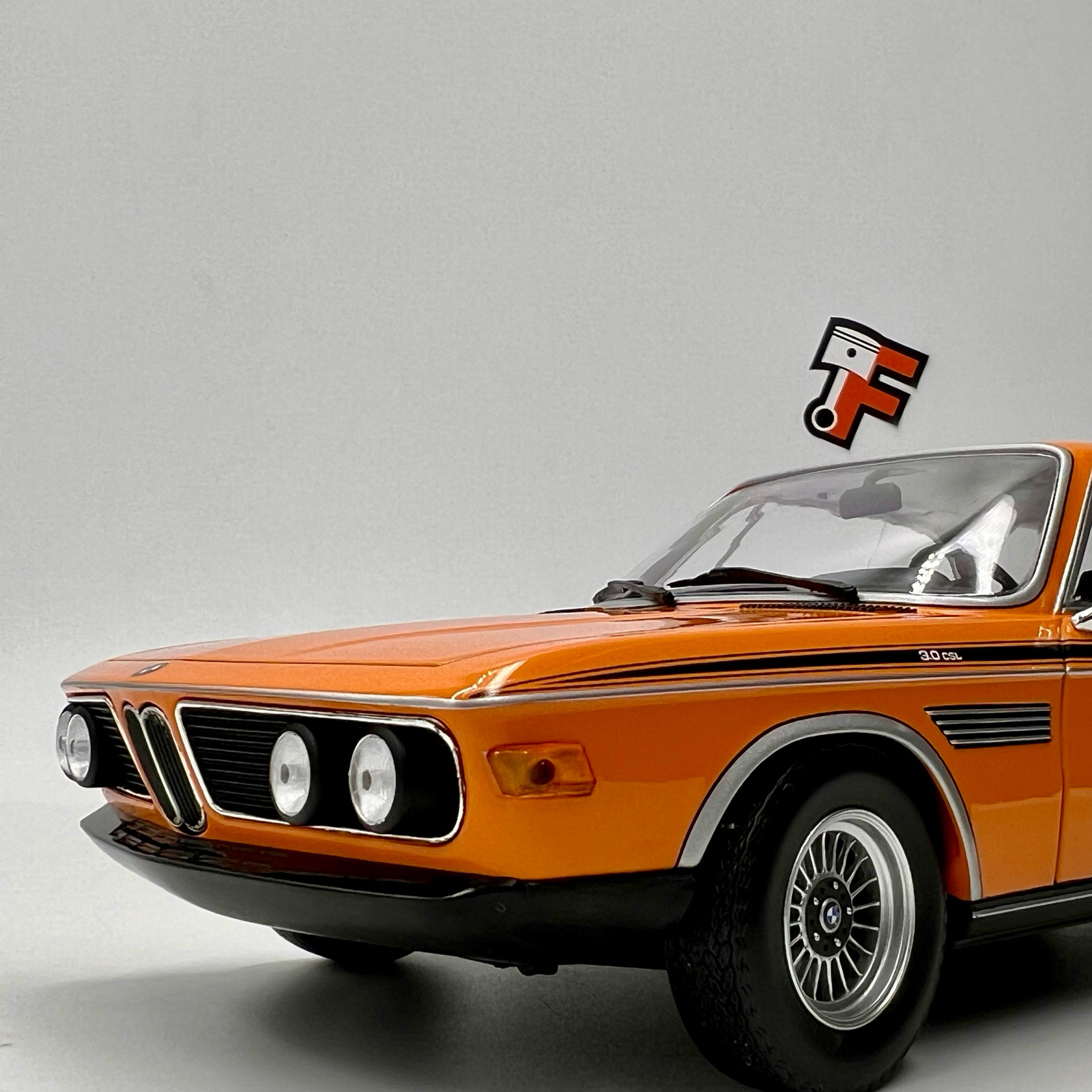 BMW 3.0 CSL Orange 1971 – Image 9