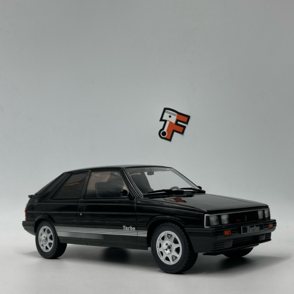 Miniature Renault 11 Turbo Noire 1987 1/18 vendue en Suisse par Frakaxessoires