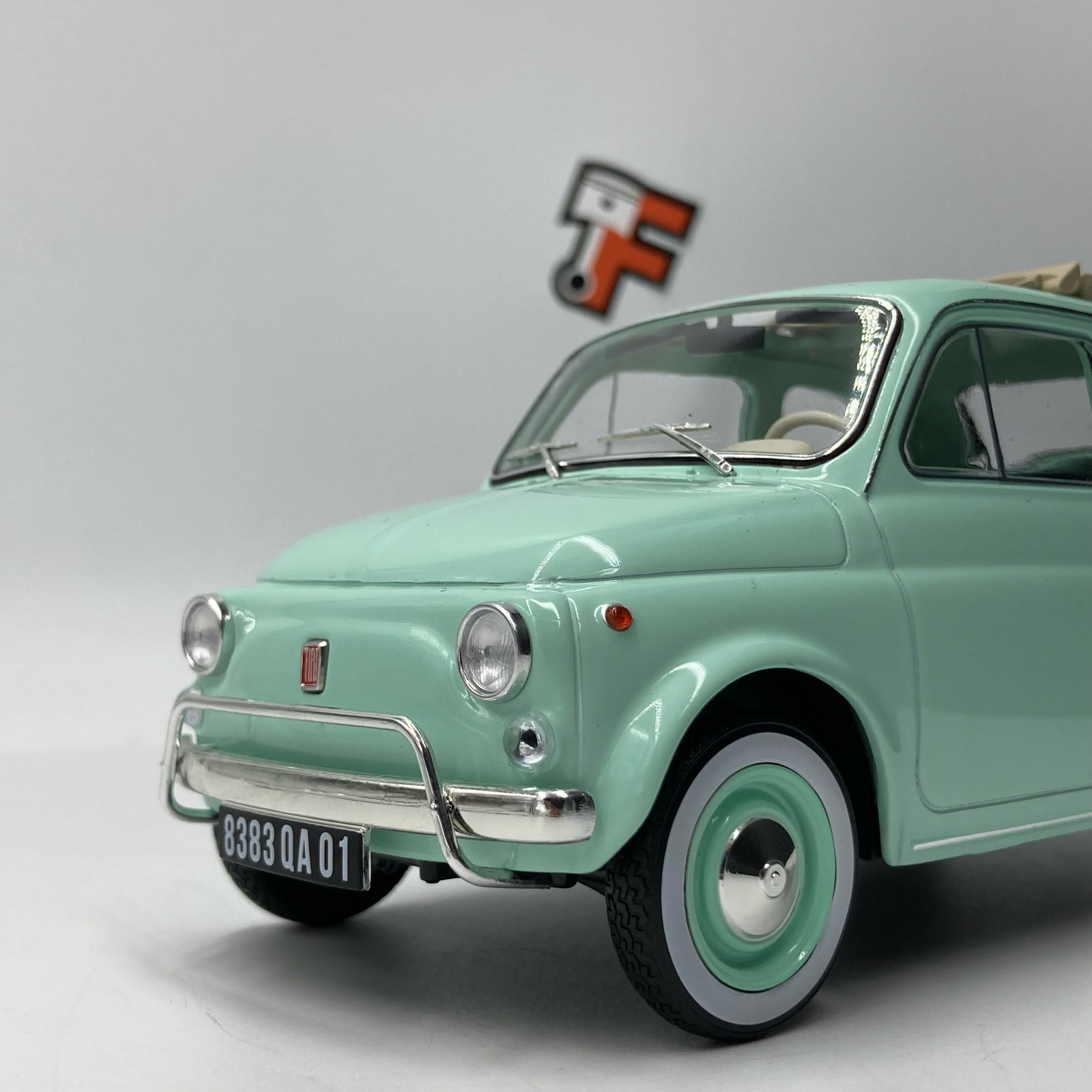 Fiat 500L Pastel Blue 1968 Cadeau De Naissance – Image 11
