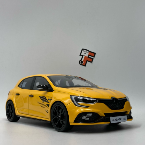 Miniature Renault Mégane IV R.S Ultime Jaune Sirius 2023 échelle 1/18 vendue en Suisse