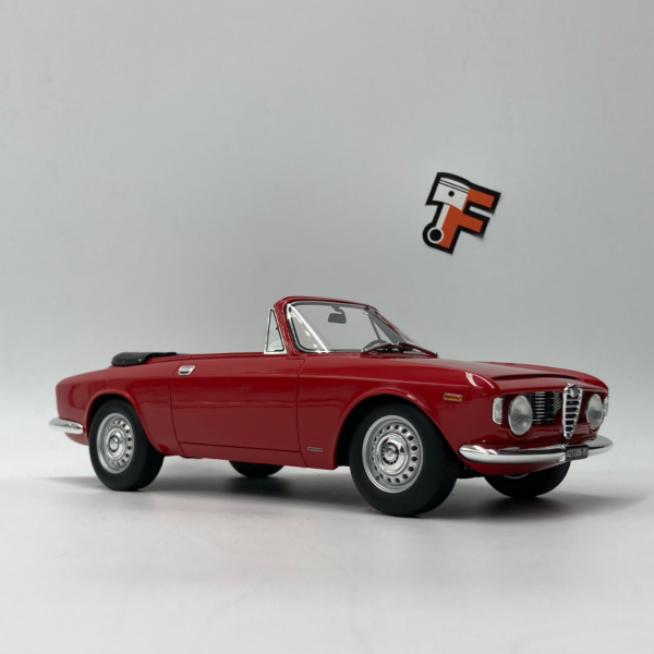 Miniature Alfa Romeo Giulia 1600 GTC Cabriolet 1964 rouge vendue en Suisse