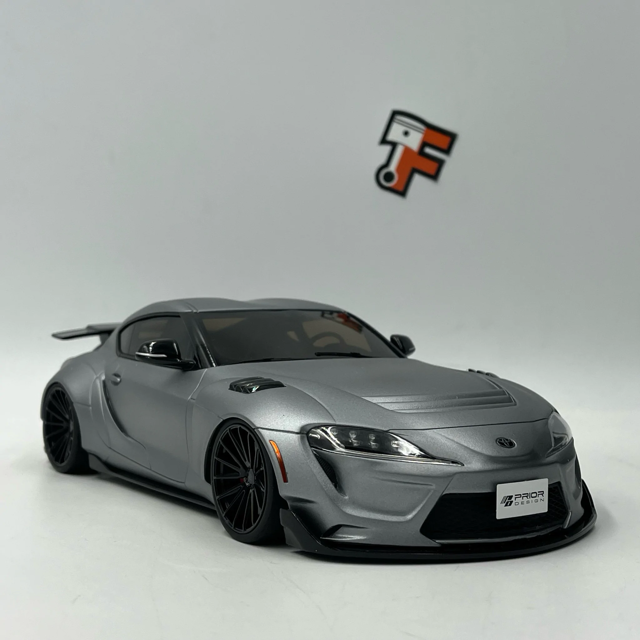Miniature Toyota Supra Mk5 Prior Design Phantom Matt Grey 2020 GT Spirit 1/18 vendue en Suisse