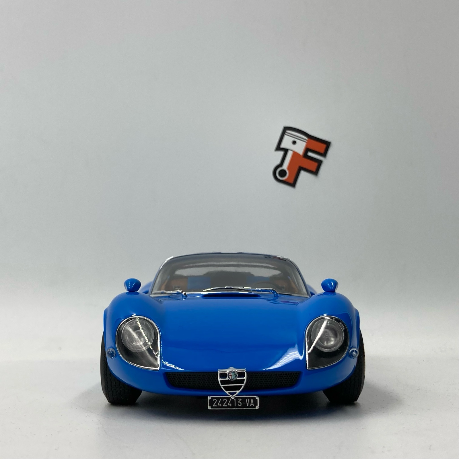 Alfa Romeo 33 Coupè Stradale D Version Telaio 111 Blu Reale 1967 – Image 8