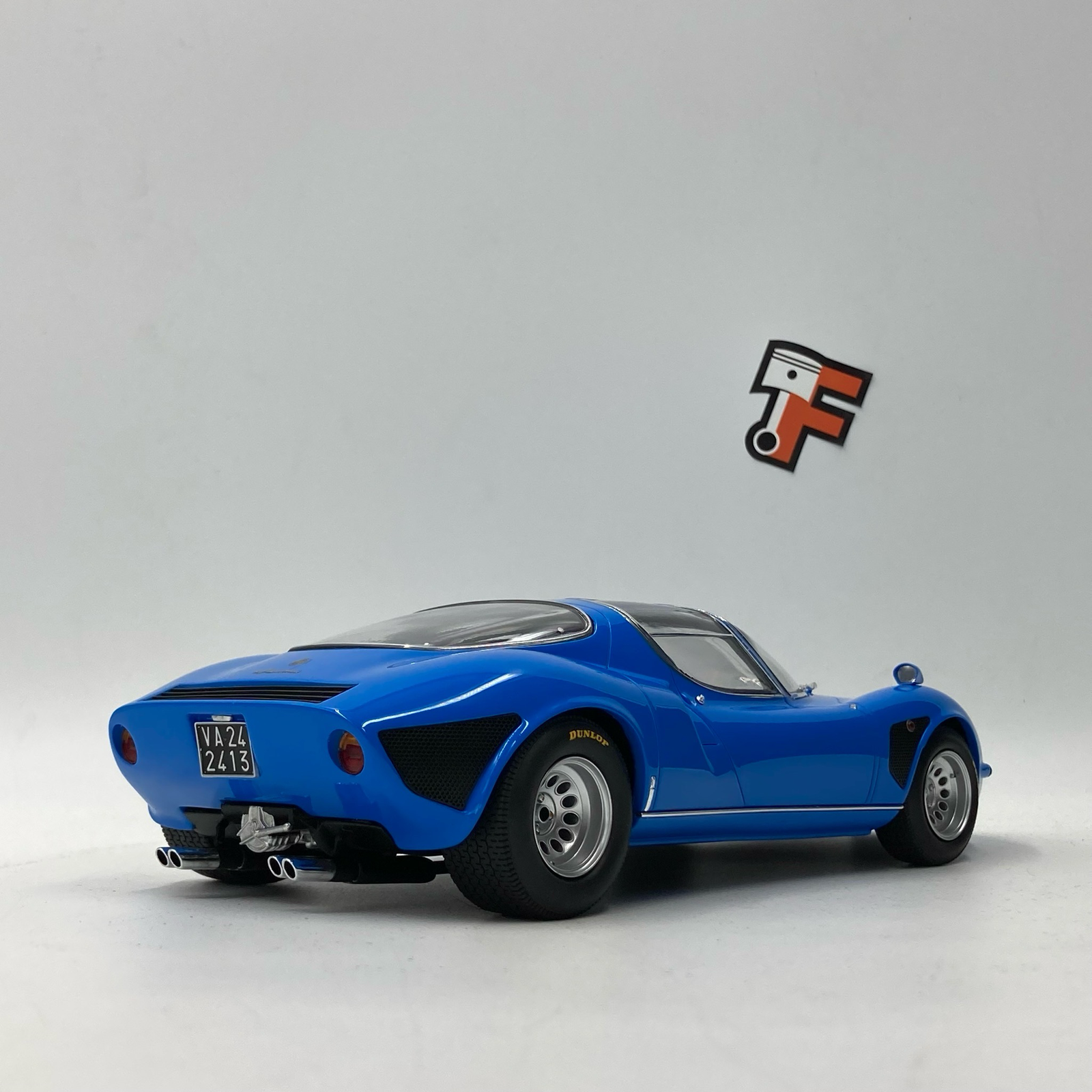 Alfa Romeo 33 Coupè Stradale D Version Telaio 111 Blu Reale 1967 – Image 3
