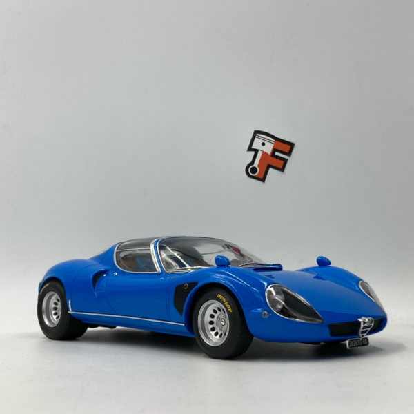 Miniature Alfa Romeo 33 Coupè Stradale D Version Telaio 111 Blu Reale 1967 vendue en Suisse