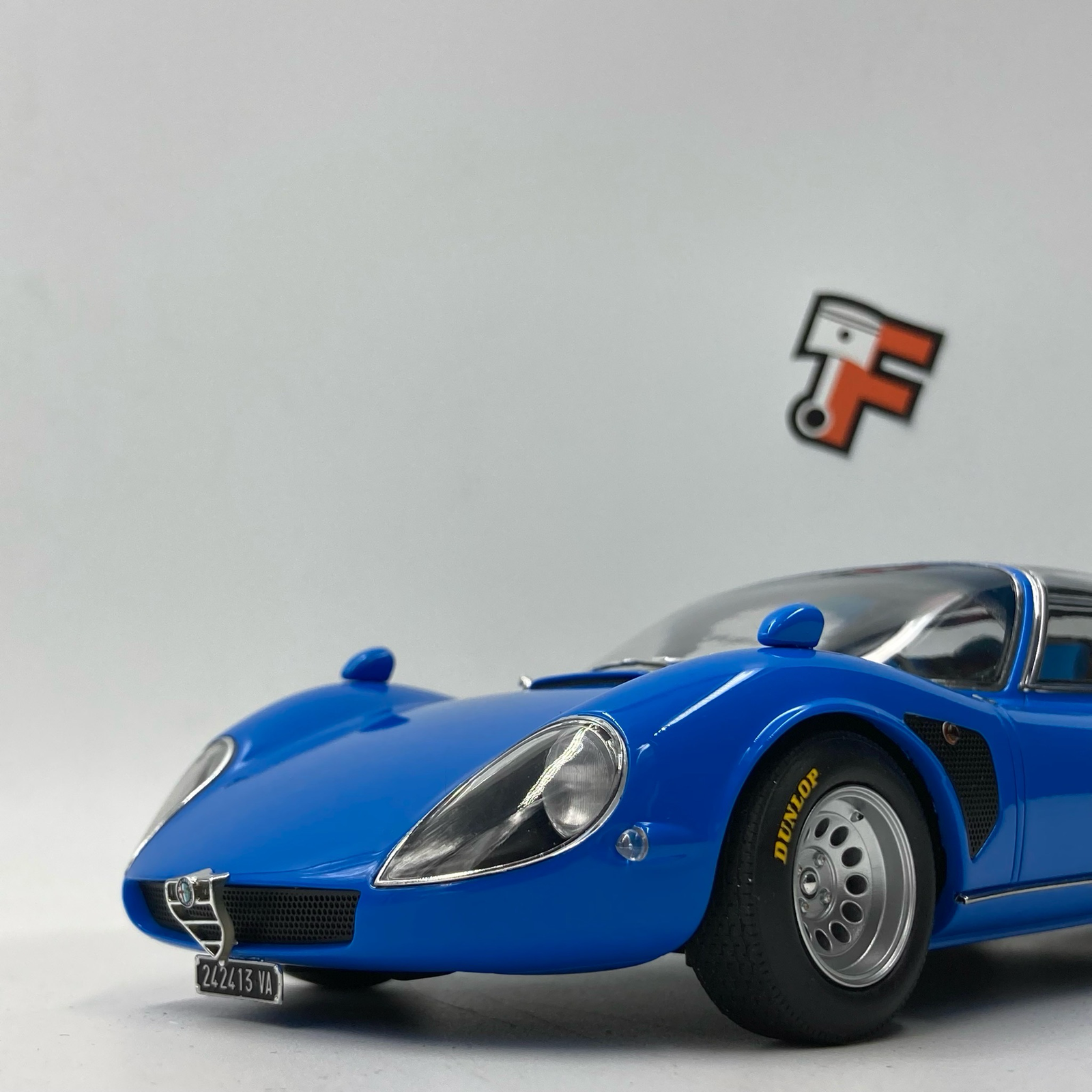 Alfa Romeo 33 Coupè Stradale D Version Telaio 111 Blu Reale 1967 – Image 9