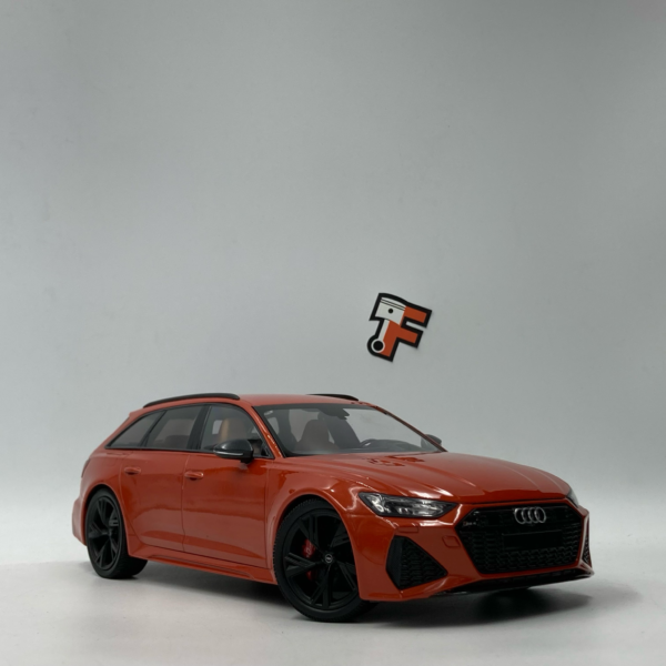 Miniature Audi RS6 C8 Avant Orange Metallic 2019 1/18 vendue en Suisse