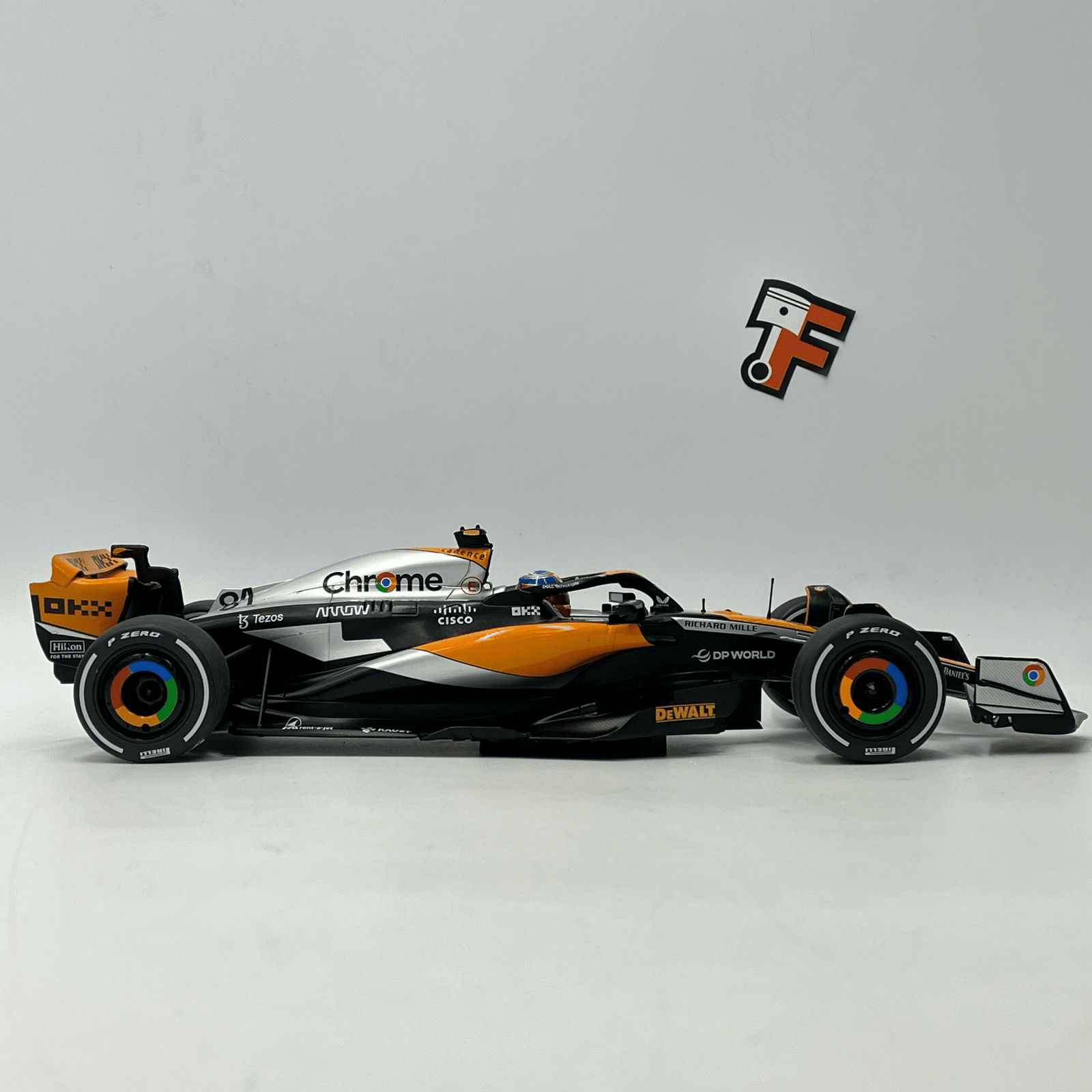 Miniature McLaren MCL60 Great Britain GP Piastri vendue en Suisse