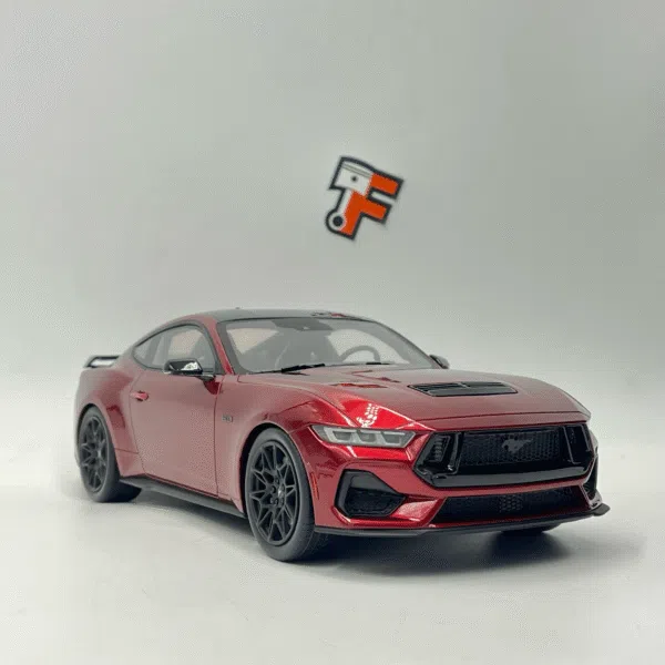 Miniature Ford Mustang GT 2024 rouge Rapid Red 1/18 vendue en Suisse par Frakaxessoires