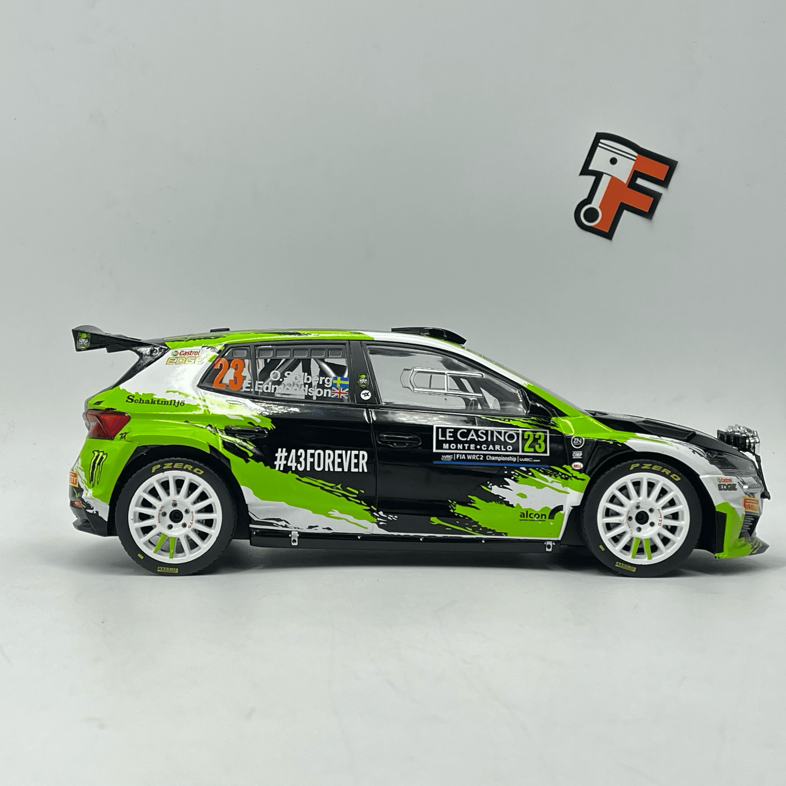 Miniature Skoda Fabia Rally 2 #23 Rally Monte Carlo 2023 vendue en Suisse
