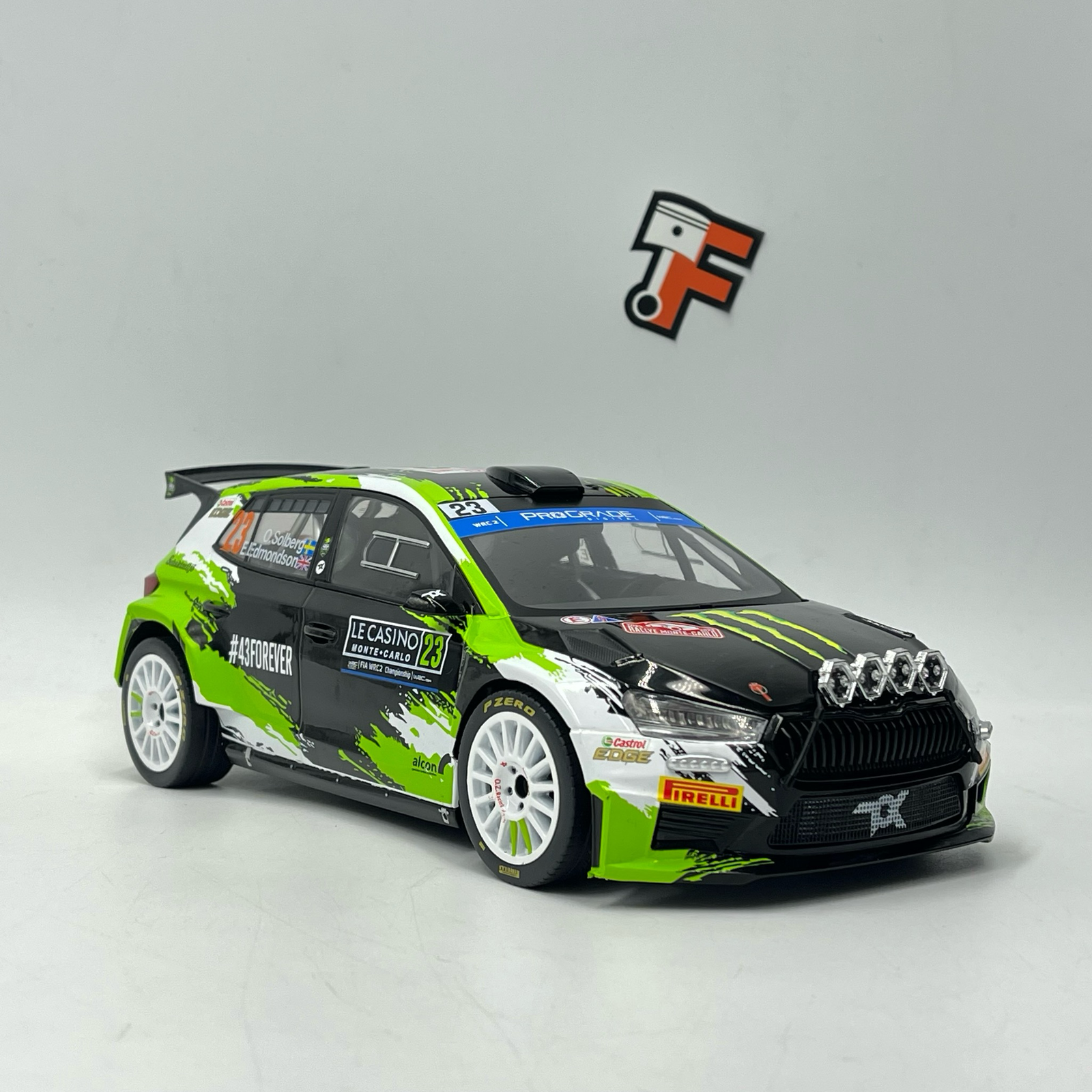 Miniature Skoda Fabia Rally 2 #23 Rally Monte Carlo 2023 vendue en Suisse