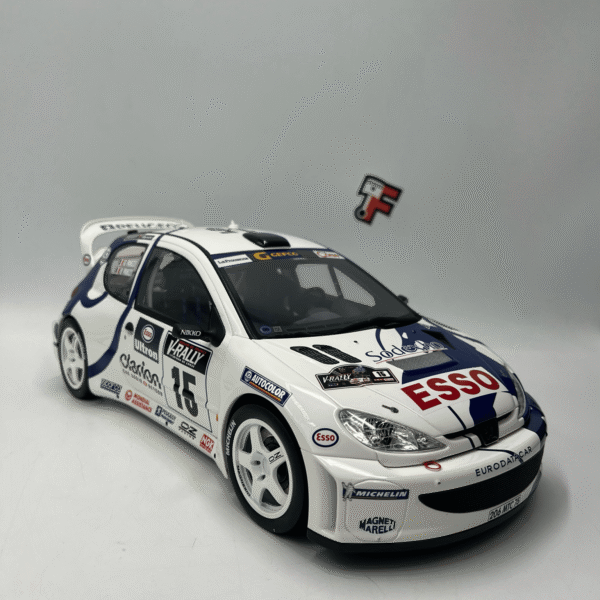 Miniature Peugeot 206 WRC ‘99 OttOmobile G081 Tour de Corse Panizzi/Panizzi 1/12 vendue en Suisse