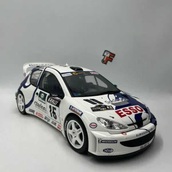 Miniature Peugeot 206 WRC ‘99 OttOmobile G081 Tour de Corse Panizzi/Panizzi 1/12 vendue en Suisse
