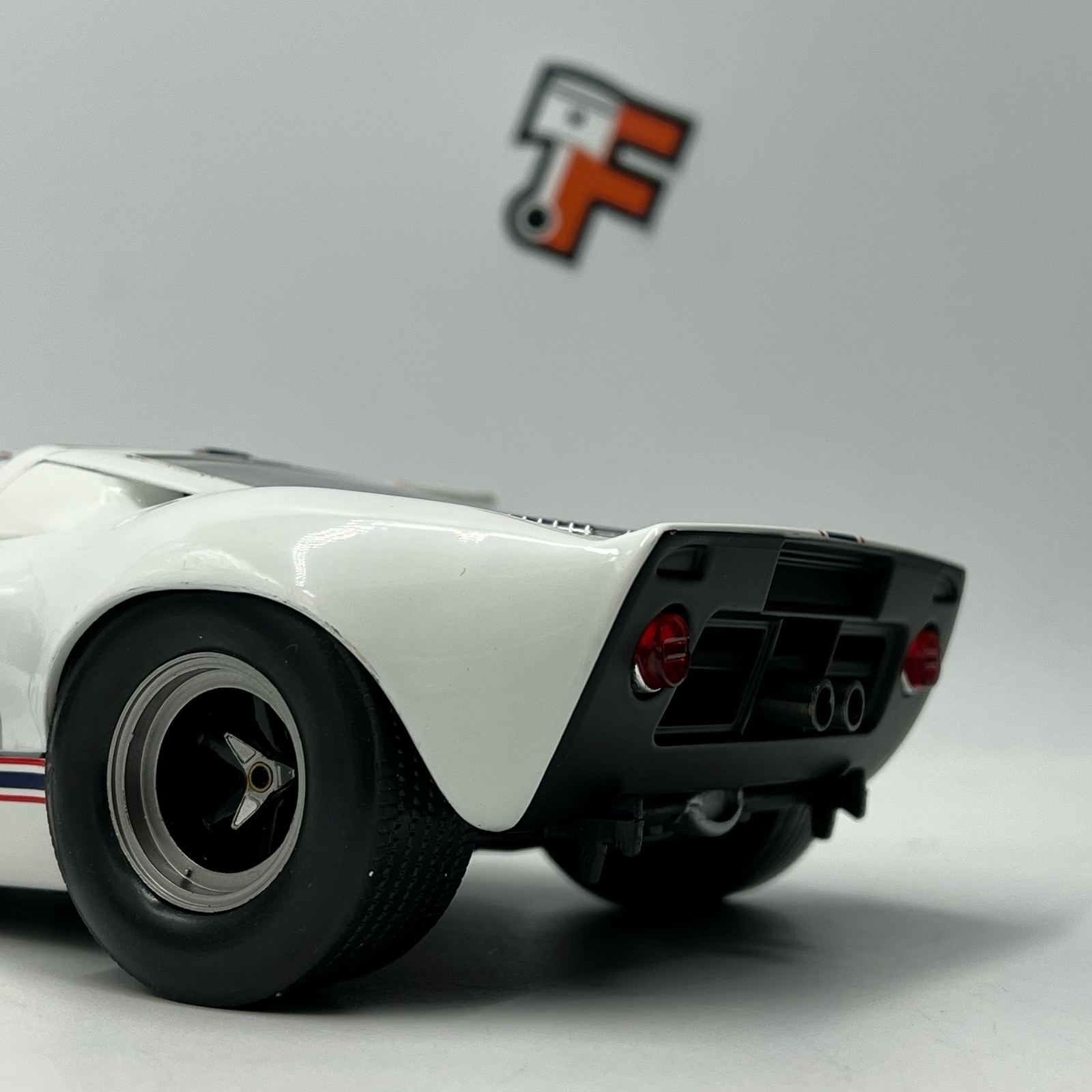 Miniature Ford GT40 MK1 #130 White Targa Florio 1967 vendue en Suisse