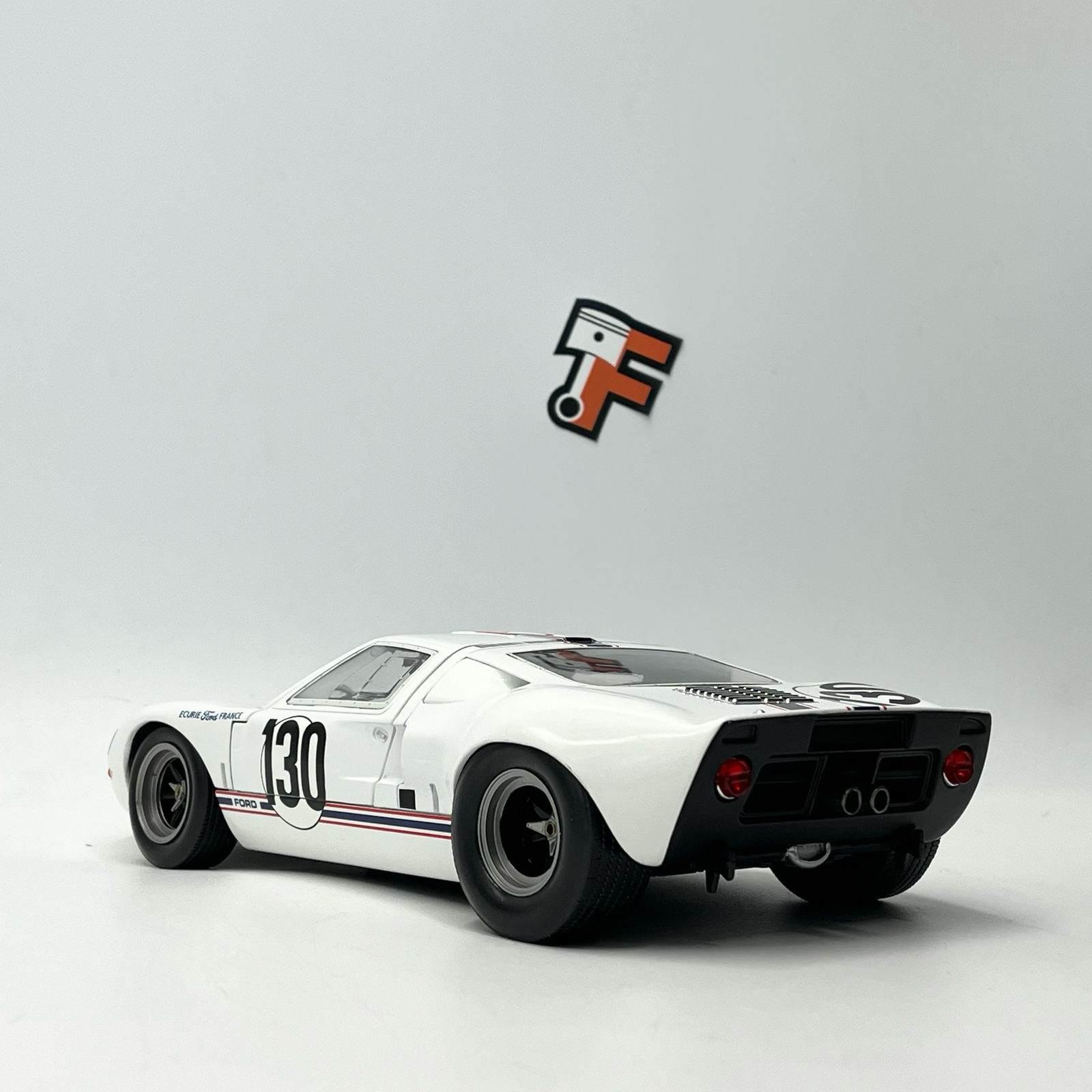 Miniature Ford GT40 MK1 #130 White Targa Florio 1967 vendue en Suisse