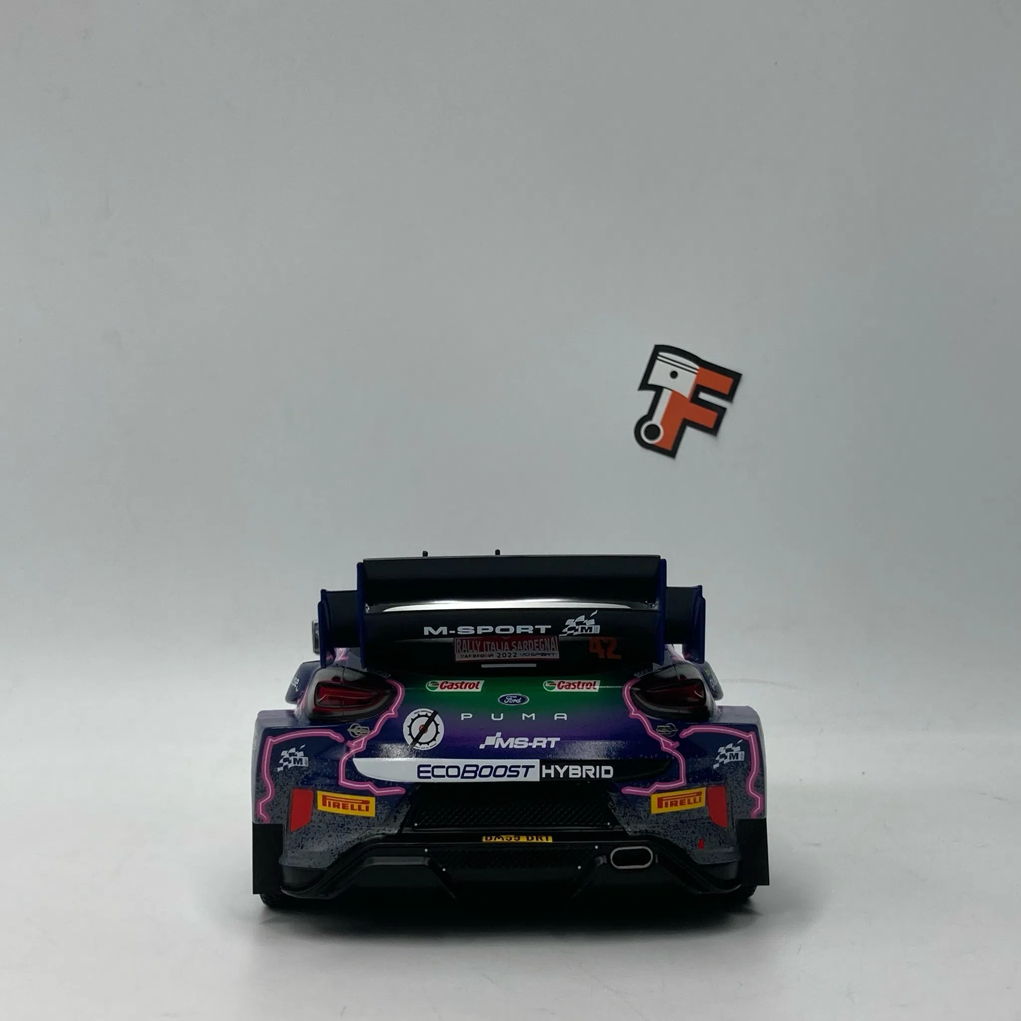 Miniature Ford Puma Rally1 #42 Rally Sardegna 2022 1/18 vendue en Suisse