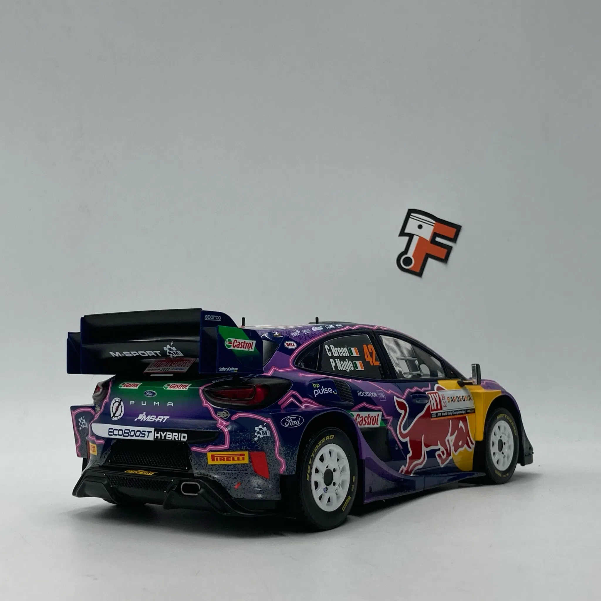 Miniature Ford Puma Rally1 #42 Rally Sardegna 2022 1/18 vendue en Suisse