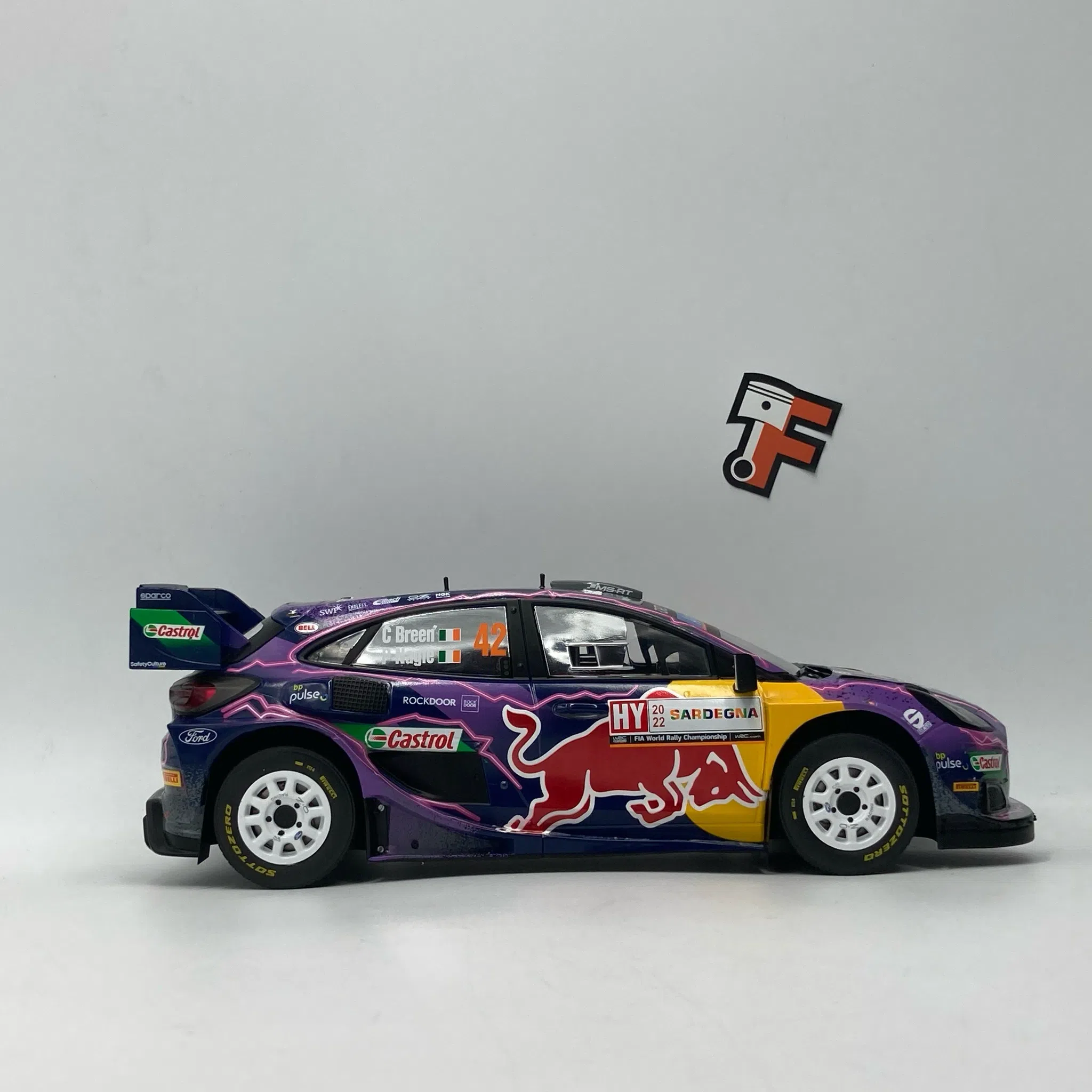 Miniature Ford Puma Rally1 #42 Rally Sardegna 2022 1/18 vendue en Suisse
