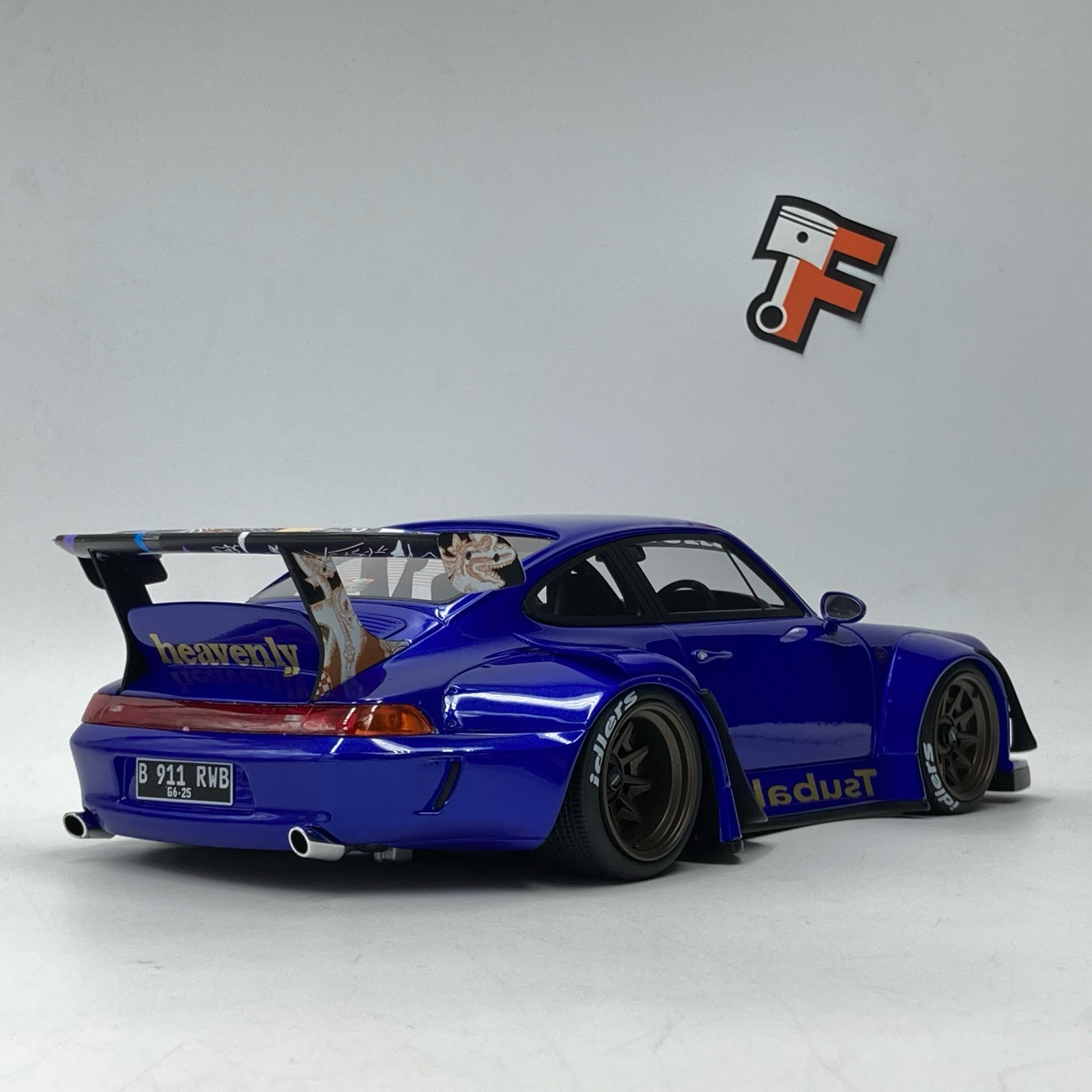 Porsche 911 RWB Tsubaki Blue 2019 – Image 3