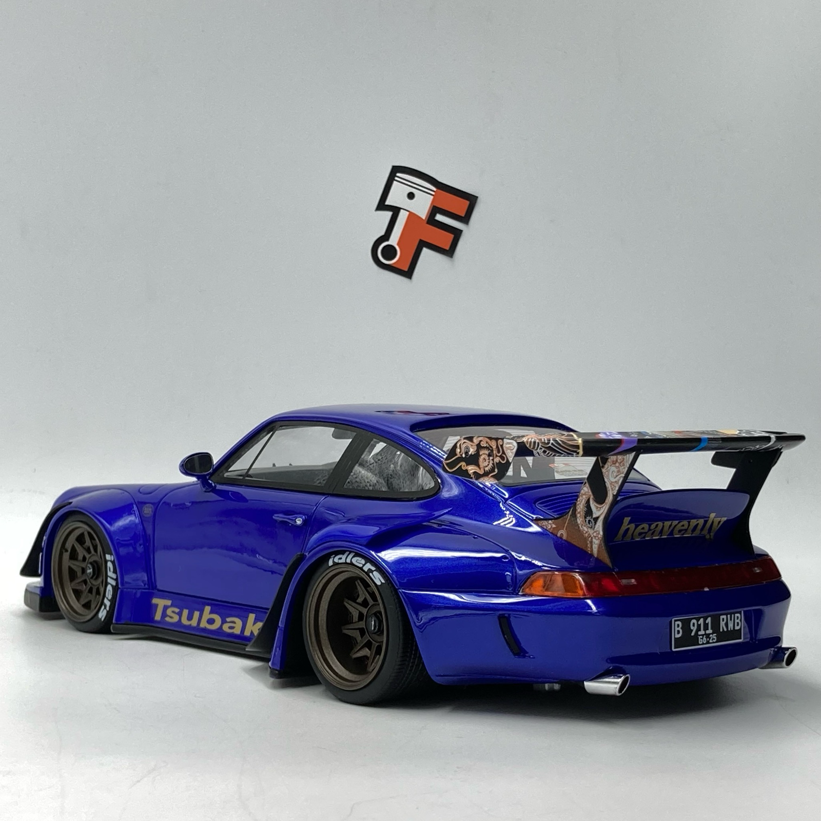 Porsche 911 RWB Tsubaki Blue 2019 – Image 4