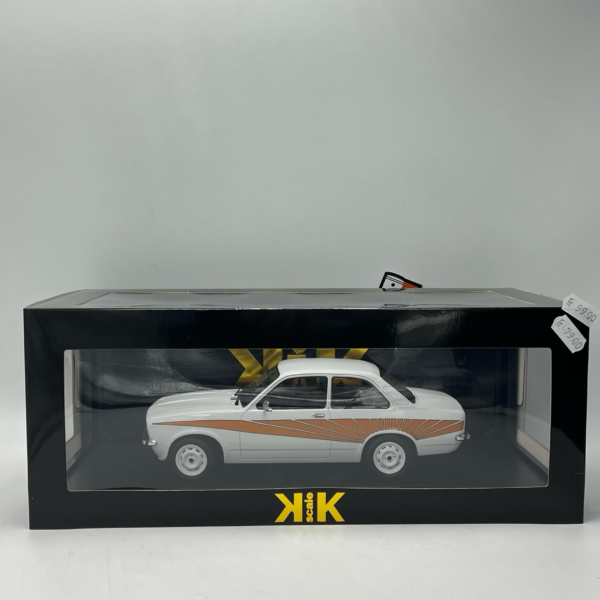 Miniature Opel Kadett C Swinger 1975 blanc orange KK Scale 1/18 vendue en Suisse