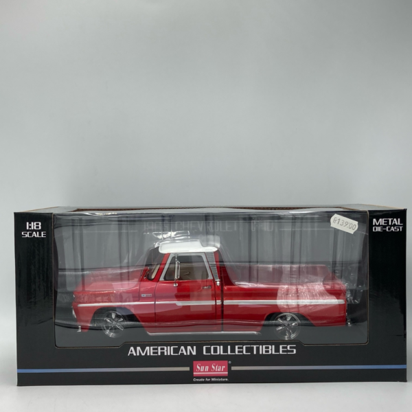 Miniature Chevrolet C-10 Styleside Pickup 1965 Rouge vendue en Suisse