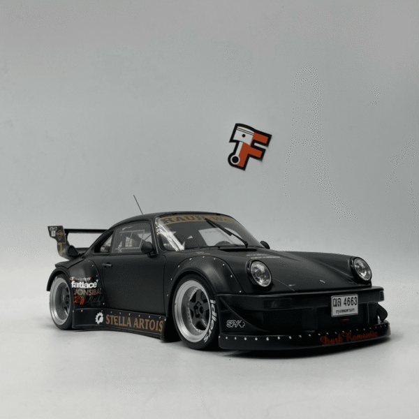 Miniature Porsche 911 930 RWB Stella Artois Matt Black 2010 GT Spirit 1/18 vendue en Suisse