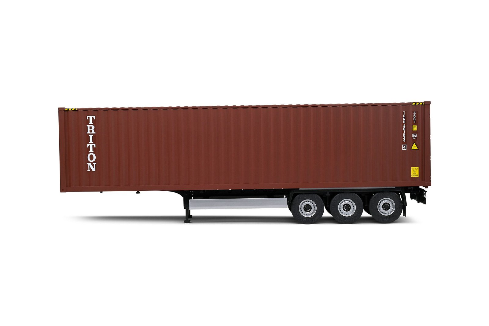 Remorque Porte Container Rouge – Image 2