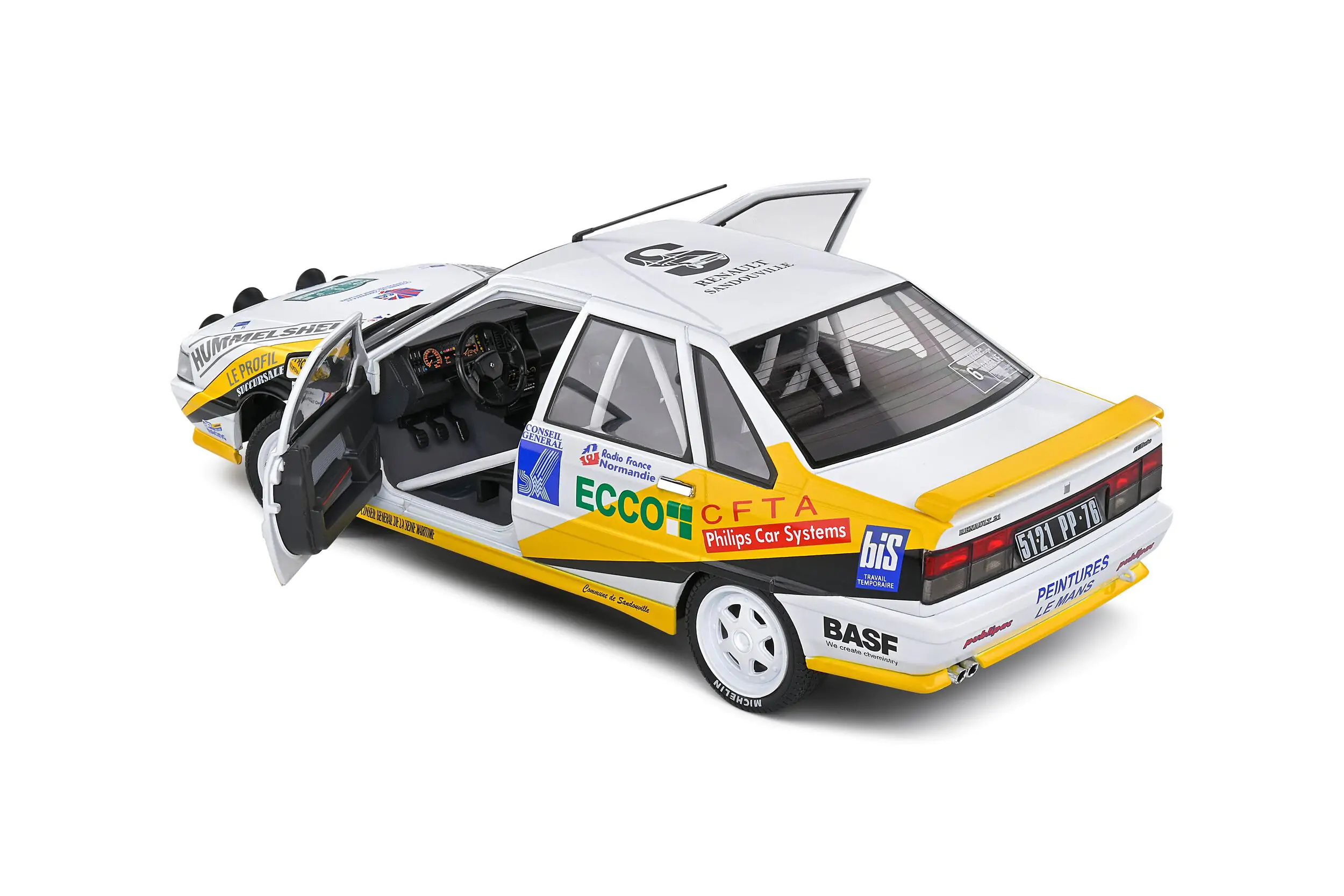 Renault 21 Turbo Gr.A Rallye Charlemagne #15 1991 – Image 3