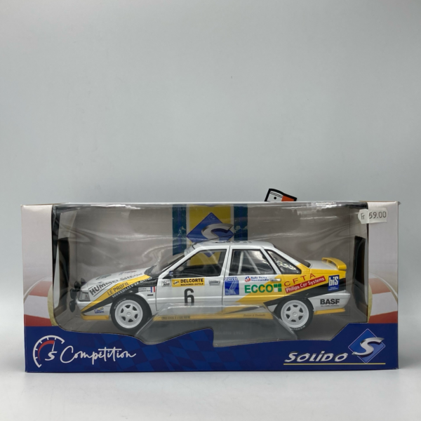 Miniature Renault 21 Turbo Gr.A Rallye Charlemagne 1991 1/18 Solido vendue en Suisse