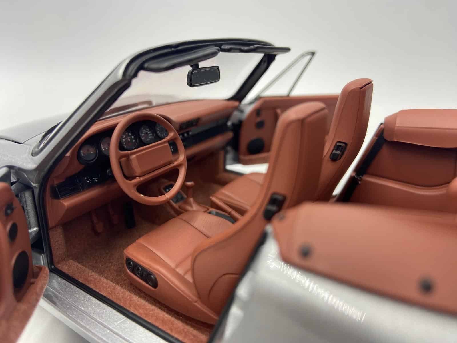 Porsche 911 Carrera 2 Cabriolet Gris 1990 – Image 7