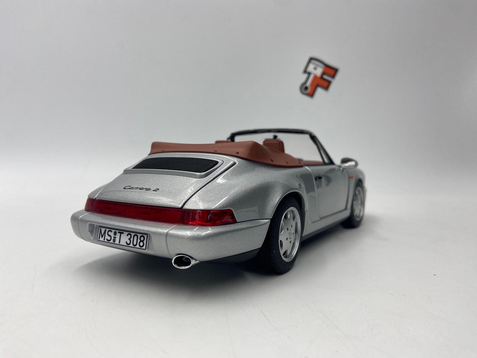 Porsche 911 Carrera 2 Cabriolet Gris 1990 – Image 3