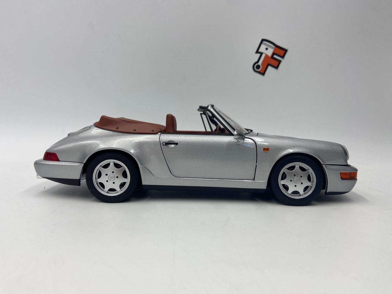 Porsche 911 Carrera 2 Cabriolet Gris 1990 – Image 2