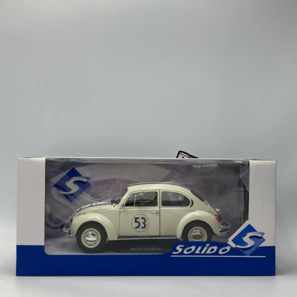 Miniature VW Coccinelle Choupette Herbie 1973 numéro 53 vendue en Suisse