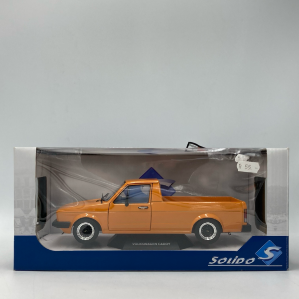 Miniature VW Caddy MK1 Custom Orange 1982 1/18 vendue en Suisse