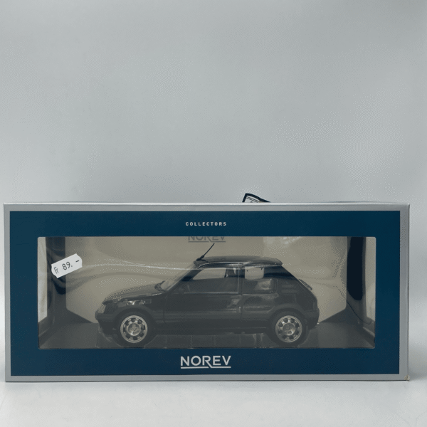 Miniature Peugeot 205 GTi 1.9 Noir 1988 Norev 1/18 vendue en Suisse