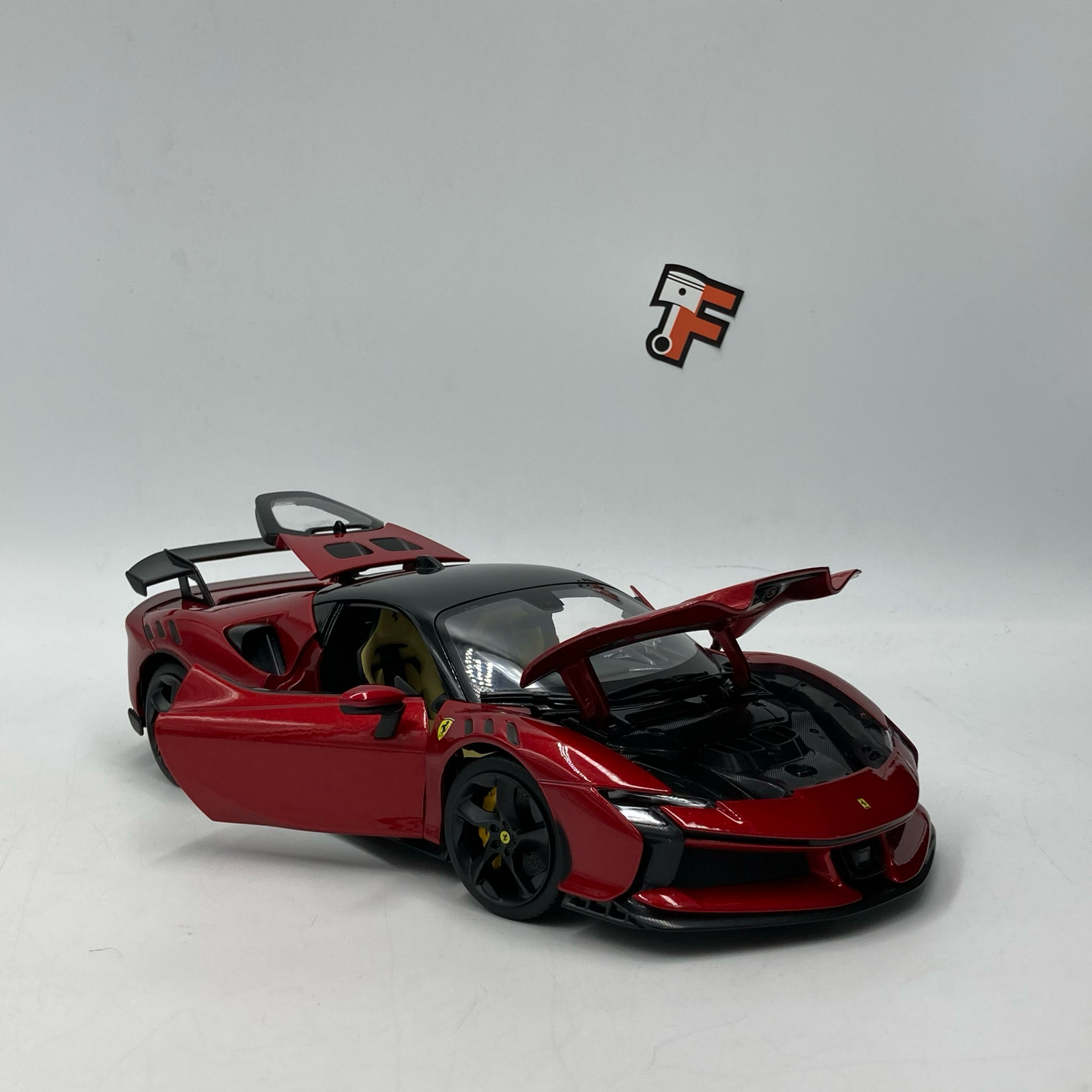 Miniature Ferrari SF90 XX Stradale Rosso Corsa 2024 vendue en Suisse