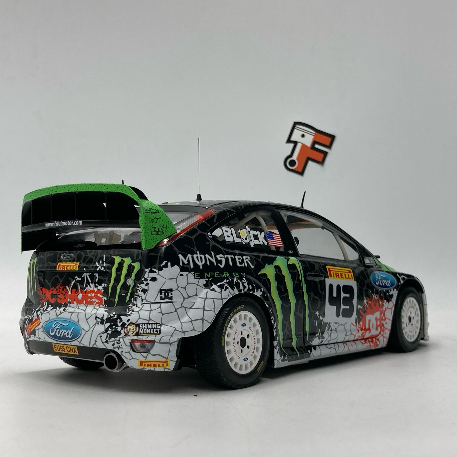 Miniature Ford Focus RS WRC06 St Petersburg Rally #43 K.Block 2012 vendue en Suisse