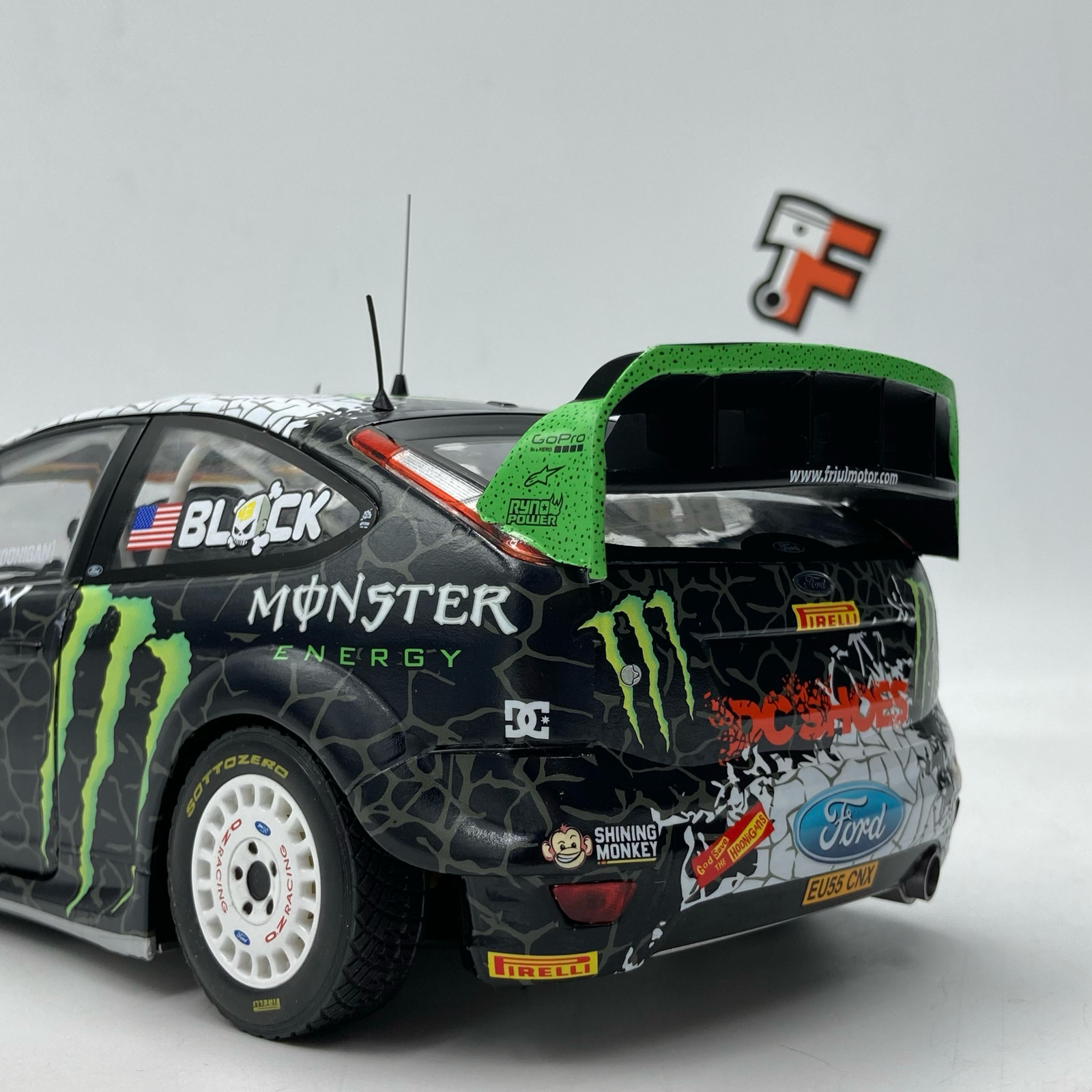 Miniature Ford Focus RS WRC06 St Petersburg Rally #43 K.Block 2012 vendue en Suisse