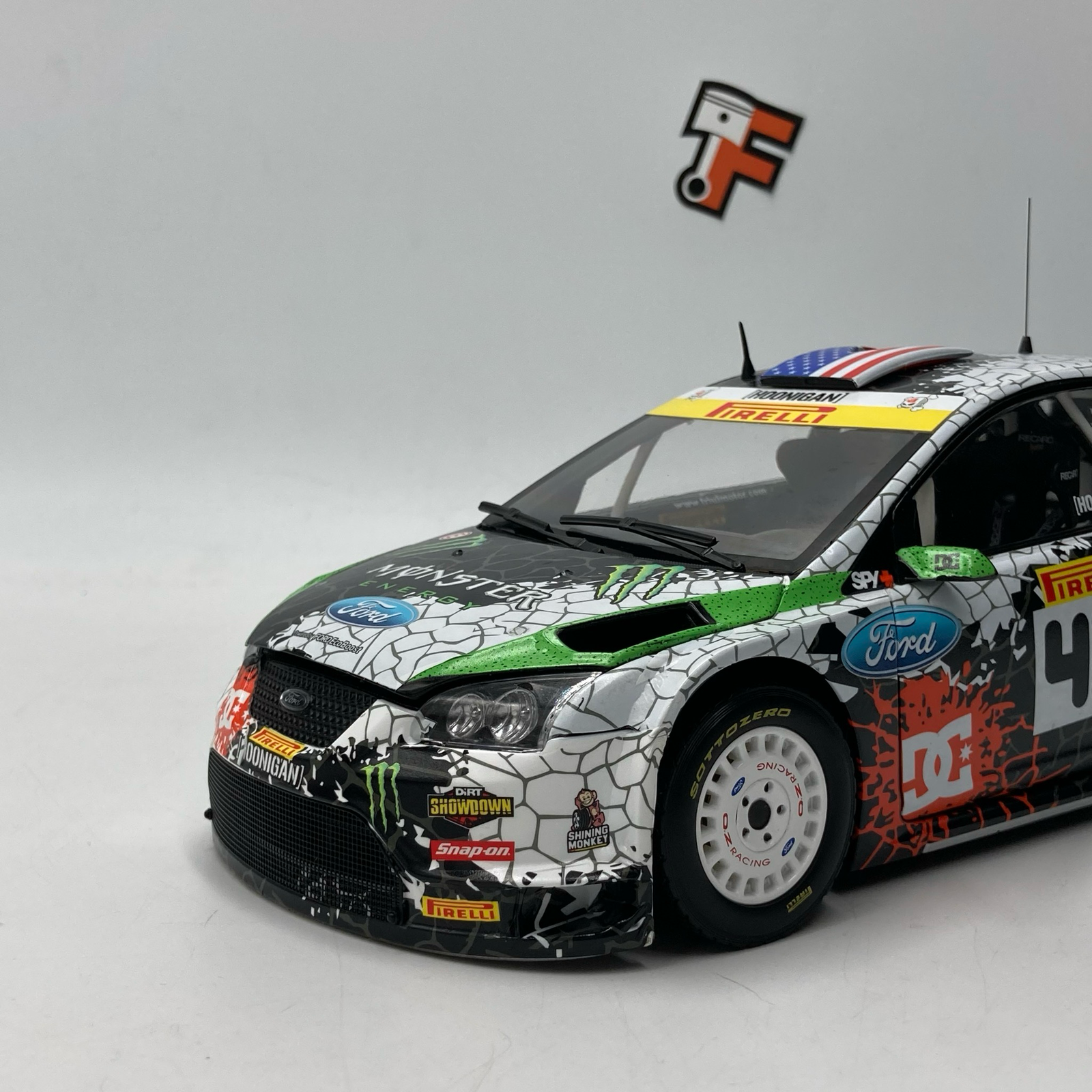 Miniature Ford Focus RS WRC06 St Petersburg Rally #43 K.Block 2012 vendue en Suisse