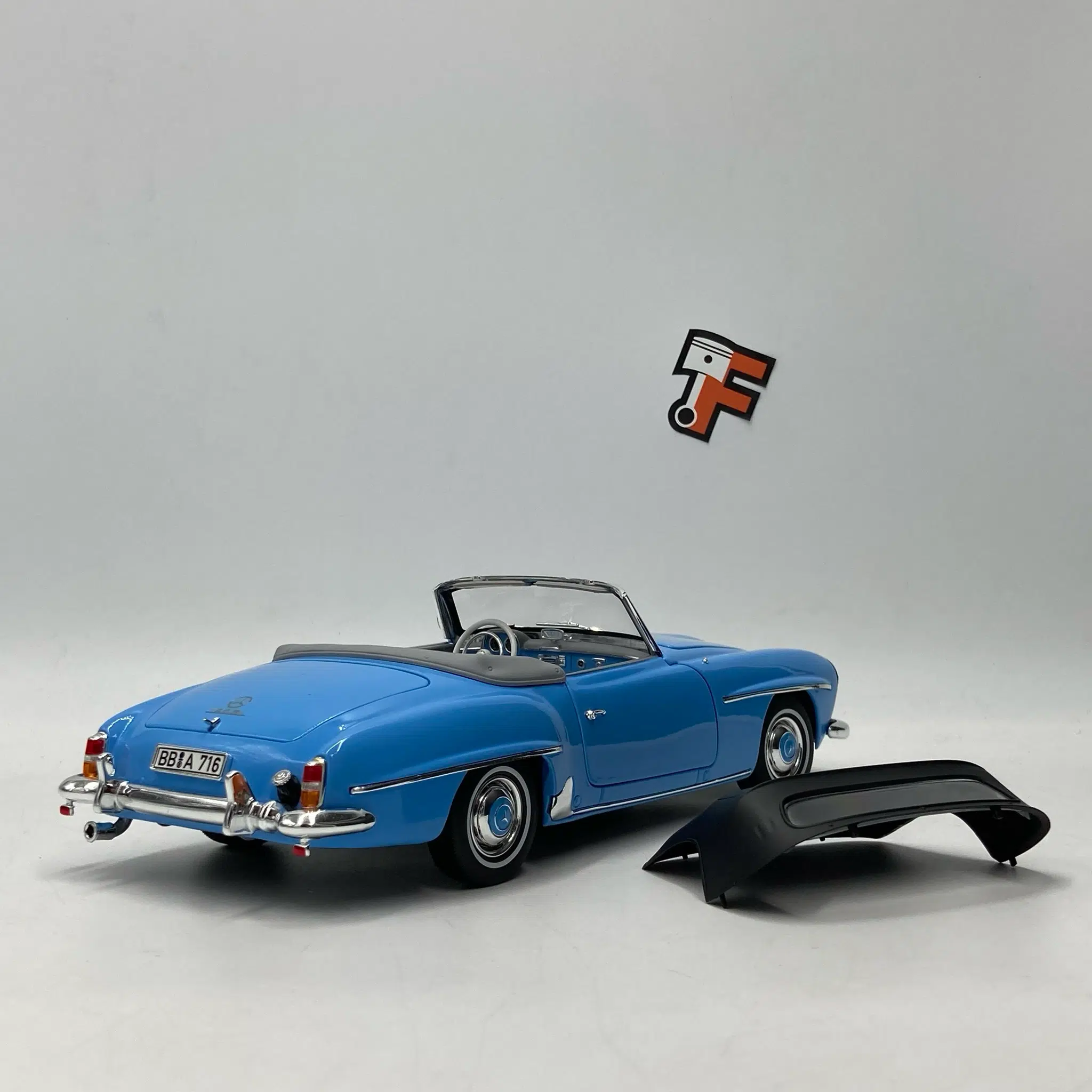 Mercedes-Benz 190 SL Blau 1957 – Image 3