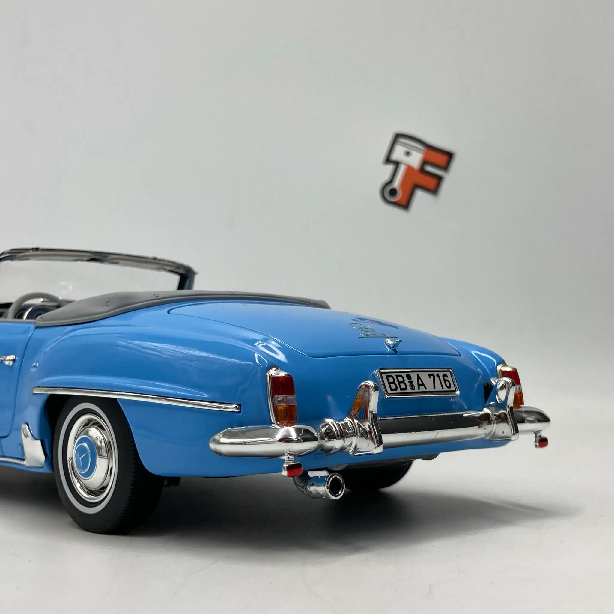 Mercedes-Benz 190 SL Blau 1957 – Image 6